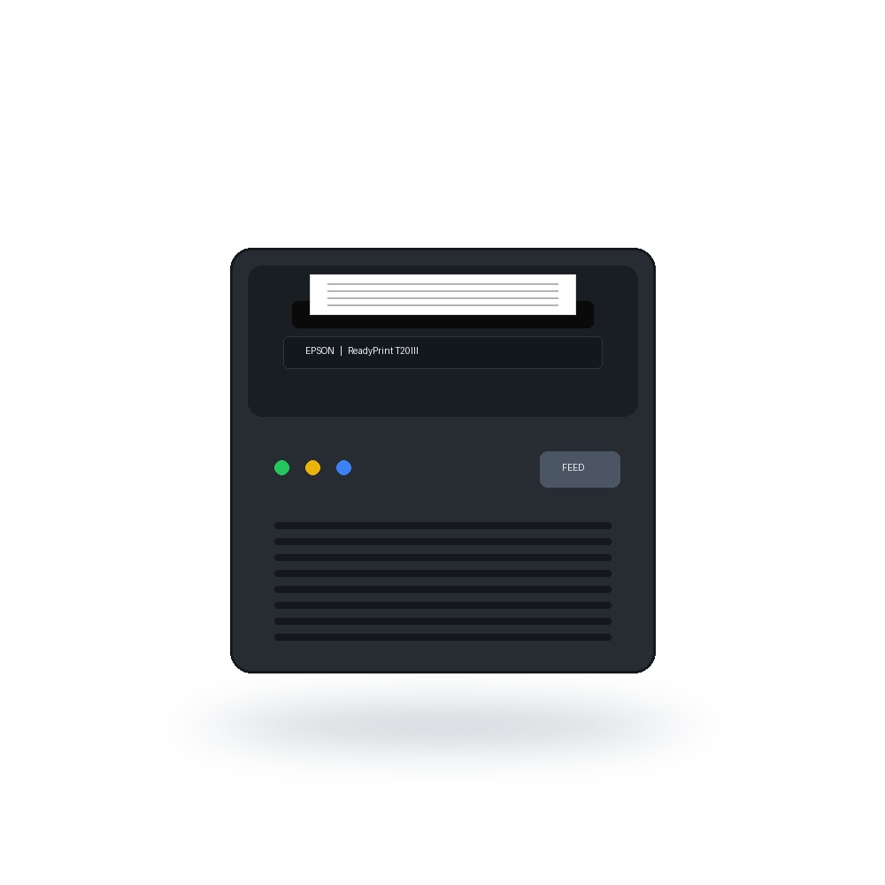 Epson ReadyPrint T20III Thermal Receipt Printer USB and Serial Interface