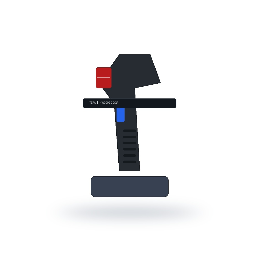 Tera 1D 2D QR Barcode Scanner with Vibration Alert and Smart Charging Cradle